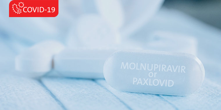 Newly authorized COVID-19 medications, Paxlovid and molnupiravir pills
