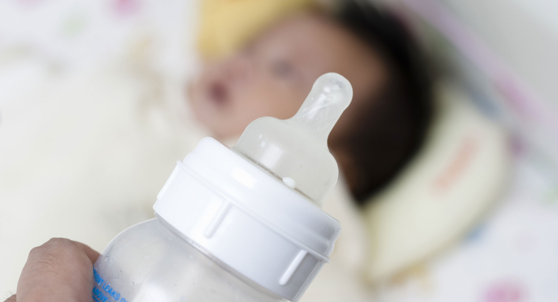 rice cereal in bottle for reflux