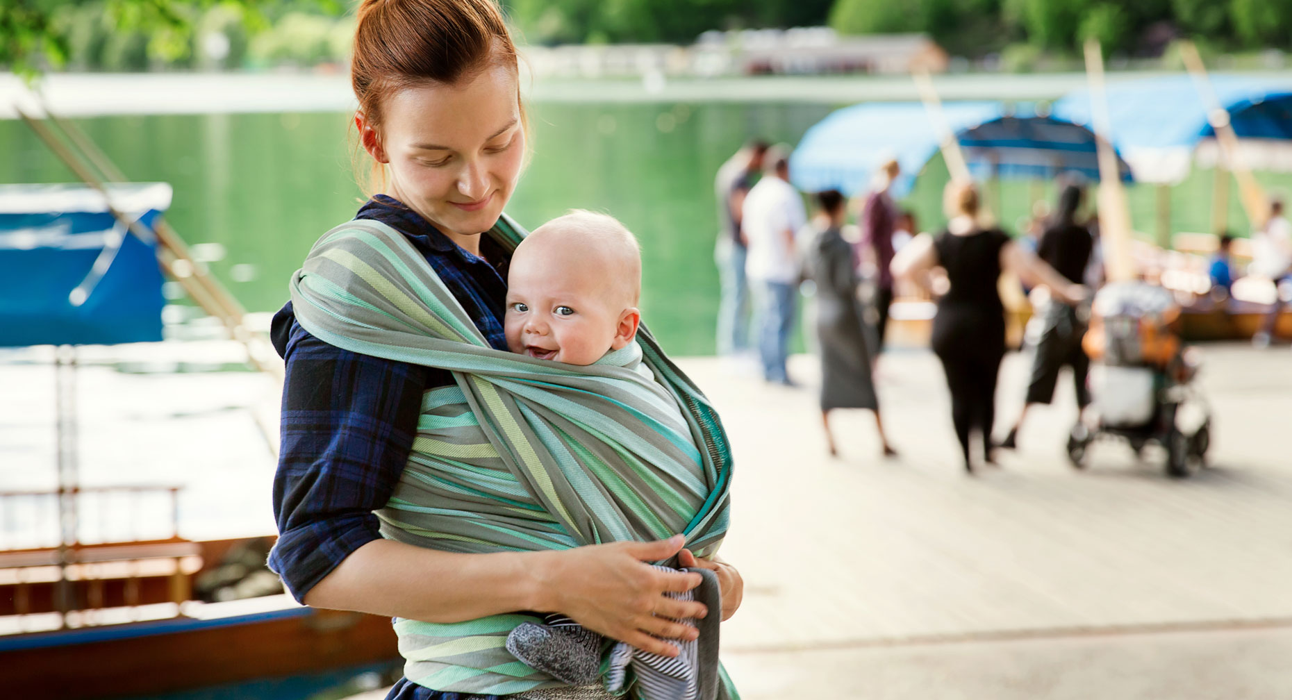 carrying your baby in a sling