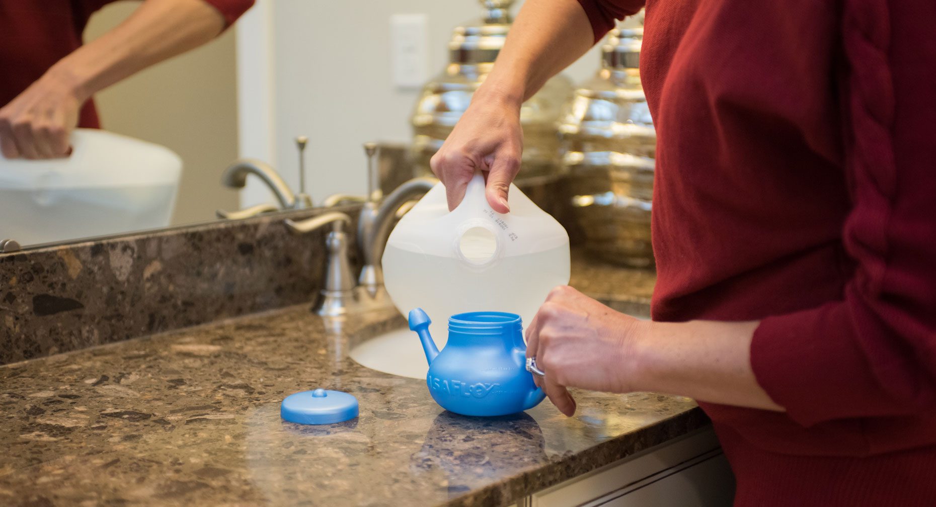 nasal irrigation can help